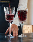 Personalised Engraved 280ml Italian Crystal Wine Goblet Glass