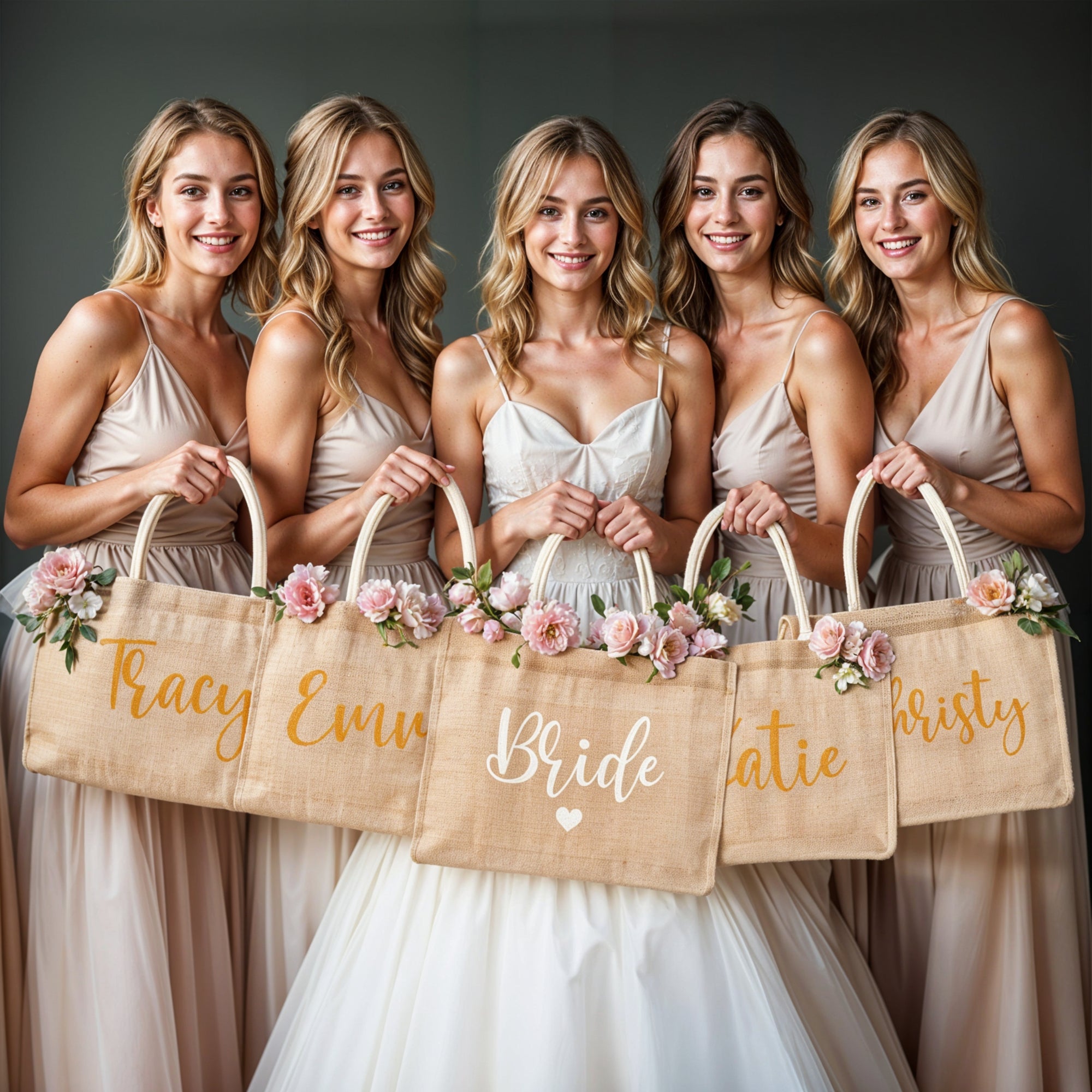 Personalised Name Jute Carry Tote, Custom Print Eco Travel, Shopping, Beach Burlap Bag, Hens Party, Bridesmaid Birthday Gift Wedding Favour