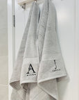 Personalised Embroidery Bath Towel, Custom Embroidered Name Logo Sport Club/ Hair Salon/ Spa Towels, Birthday, Housewarming, Corporate Gift