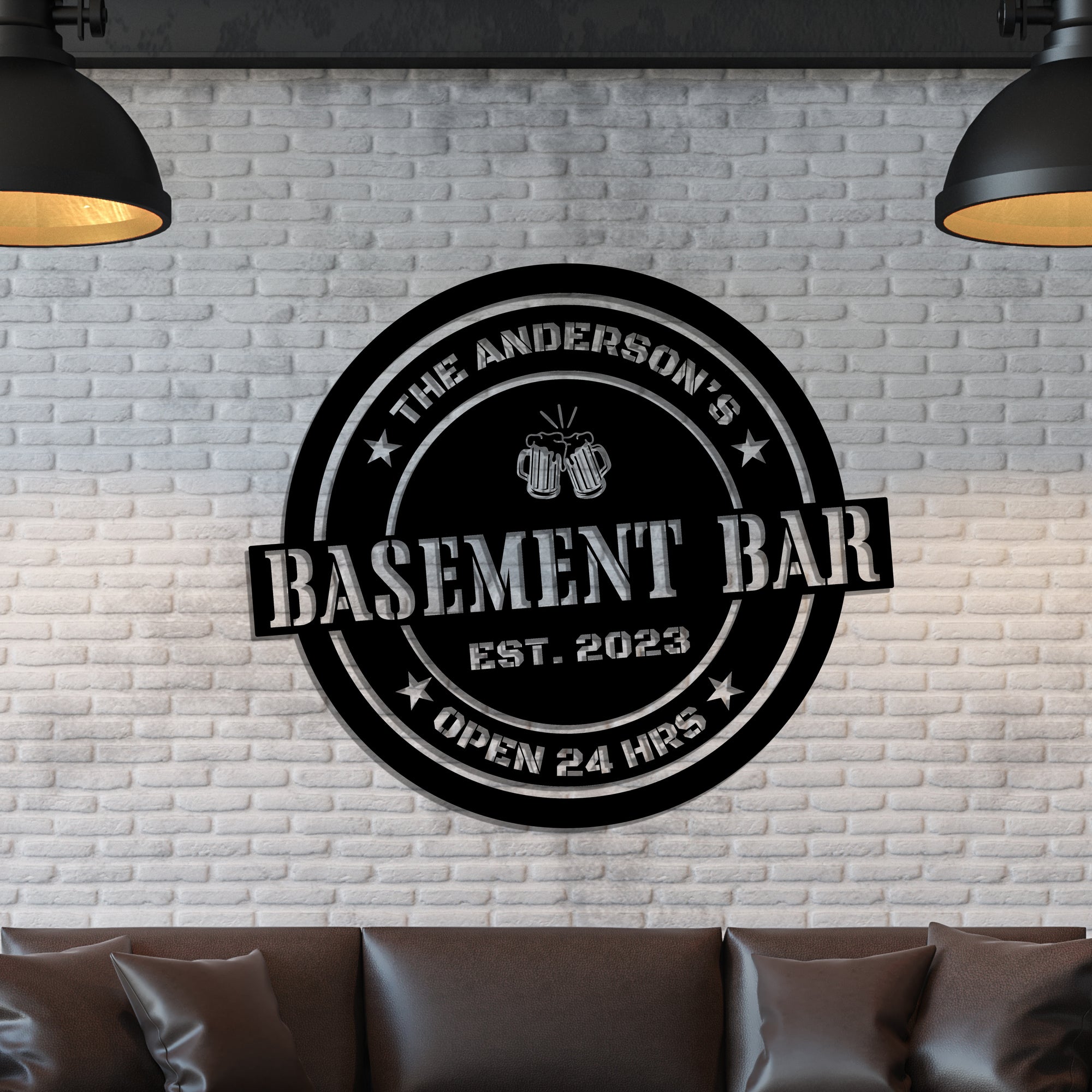 Custom Made Name Bar BBQ Hoop Sign, Personalised Wooden Handcrafted Beer Grill & Chill Lounge, Backyard Kitchen Signage, Man Cave Garage Wall Art Decor, Party Styling, Housewarming Gift