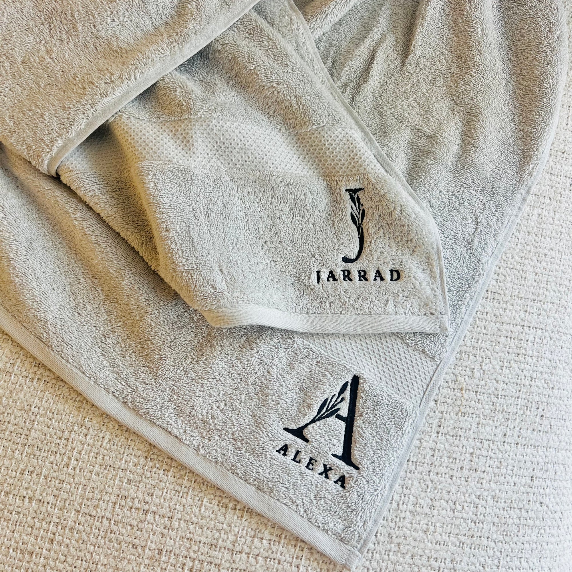 Personalised Embroidery Bath Towel, Custom Embroidered Name Logo Sport Club/ Hair Salon/ Spa Towels, Birthday, Housewarming, Corporate Gift