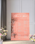 Personalised Wedding Seating Chart Sign, Custom Print Guest Plan, Find Table , Your Seat Awaits Mirror Signage, Engagement Anniversary Decor