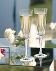 Personalised Engraved 210ml Italian Crystal Timeless Champagne Flute