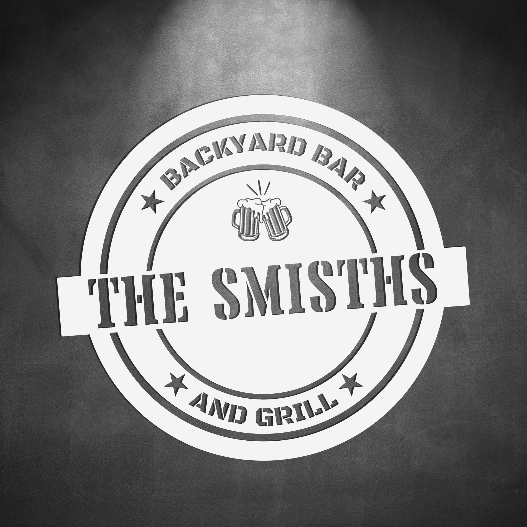 Custom Made Name Bar BBQ Hoop Sign, Personalised Wooden Handcrafted Beer Grill & Chill Lounge, Backyard Kitchen Signage, Man Cave Garage Wall Art Decor, Party Styling, Housewarming Gift