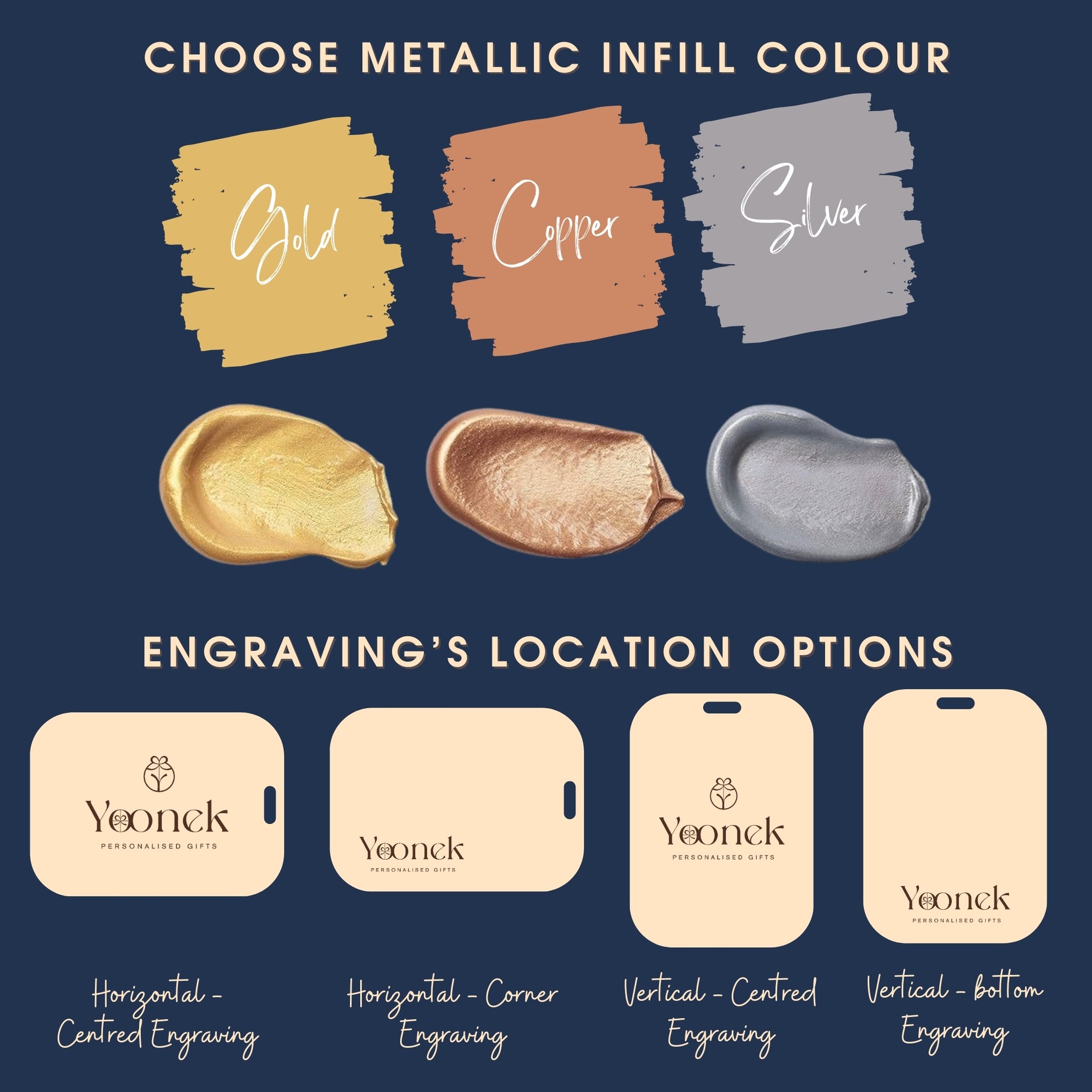 Personalised Acacia Wood & Faux Stone Marble Serving Tray, Custom Engraved Metallic Cheese Board Charcuterie Platter Decor Housewarming Gift