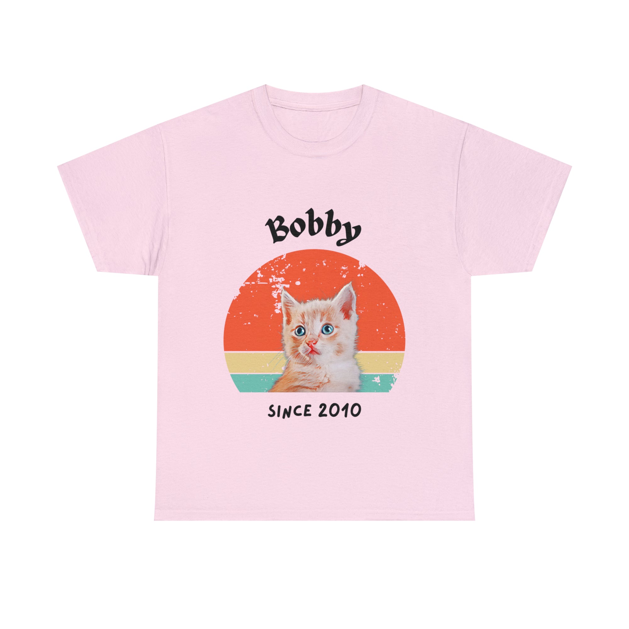 Customise Your Pet Photo Unisex T-shirt Retro Vintage Style, Dog Lover Shirt, Cat Image Custom T Shirt, Personalised Tee Shirts Birthday Gift
