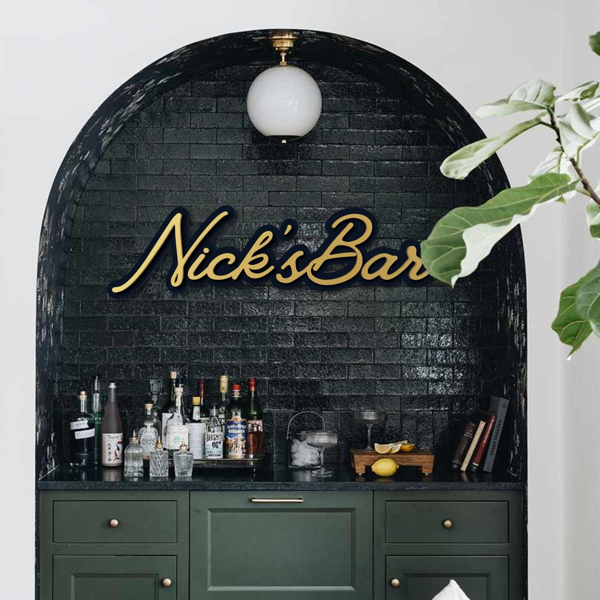 Custom Acrylic 3D Double Layered Business Logo Sign, Personalised Mirror Script Room Name Plaque, Coffee, Retail, Spa Eyelash Office Signage