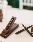 Custom Engraved Walnut Wooden Pen & Case Set – PersonaCustom Engraved Walnut Wooden Pen & Case Set, Personalised Logo Eco Bamboo Corporate Gifts, Teacher, Student, Event, Wedding Reception Decorlised Eco Bamboo Sustainable Corporate Gifts, Teacher, Student, Event, Wedding Reception Decor