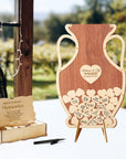 Custom Made Wedding Amphora Vase Drop Box, Personalised Guest Book Alternative, Birthday Sign-in Ancient 2 Handled Jar, Vessel Signature Box