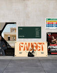 Custom Print 5mm Business Corflute Sign, Corrugated Entrance Poster, Construction Sites, Real Estate, Advertising Board, Promotions Signage