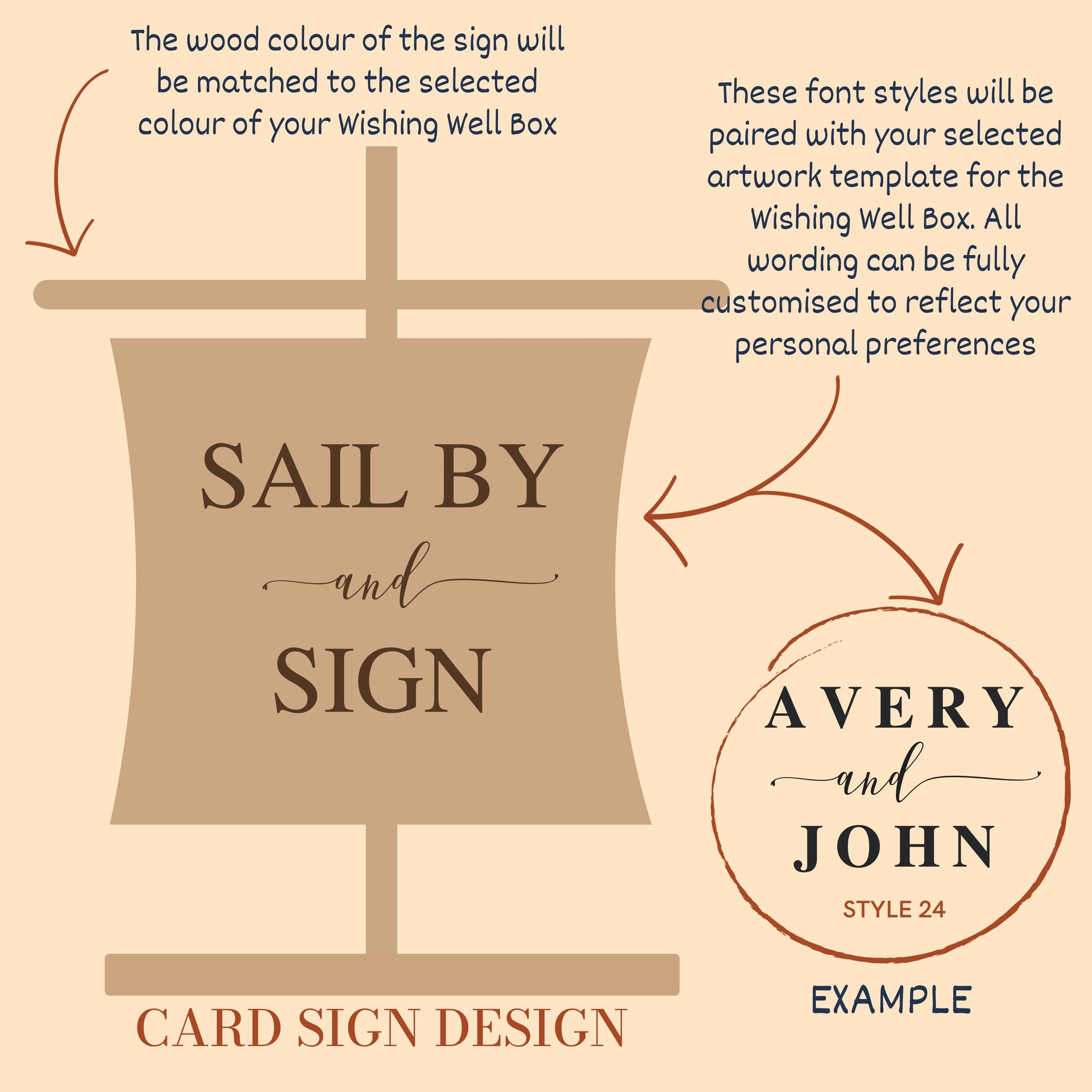 Custom Wooden Anchor Wedding Sign & Rope, Personalised Nautical Guest Book Alternative, Welcome Navy Beach Signage Destination Decor Keepsake