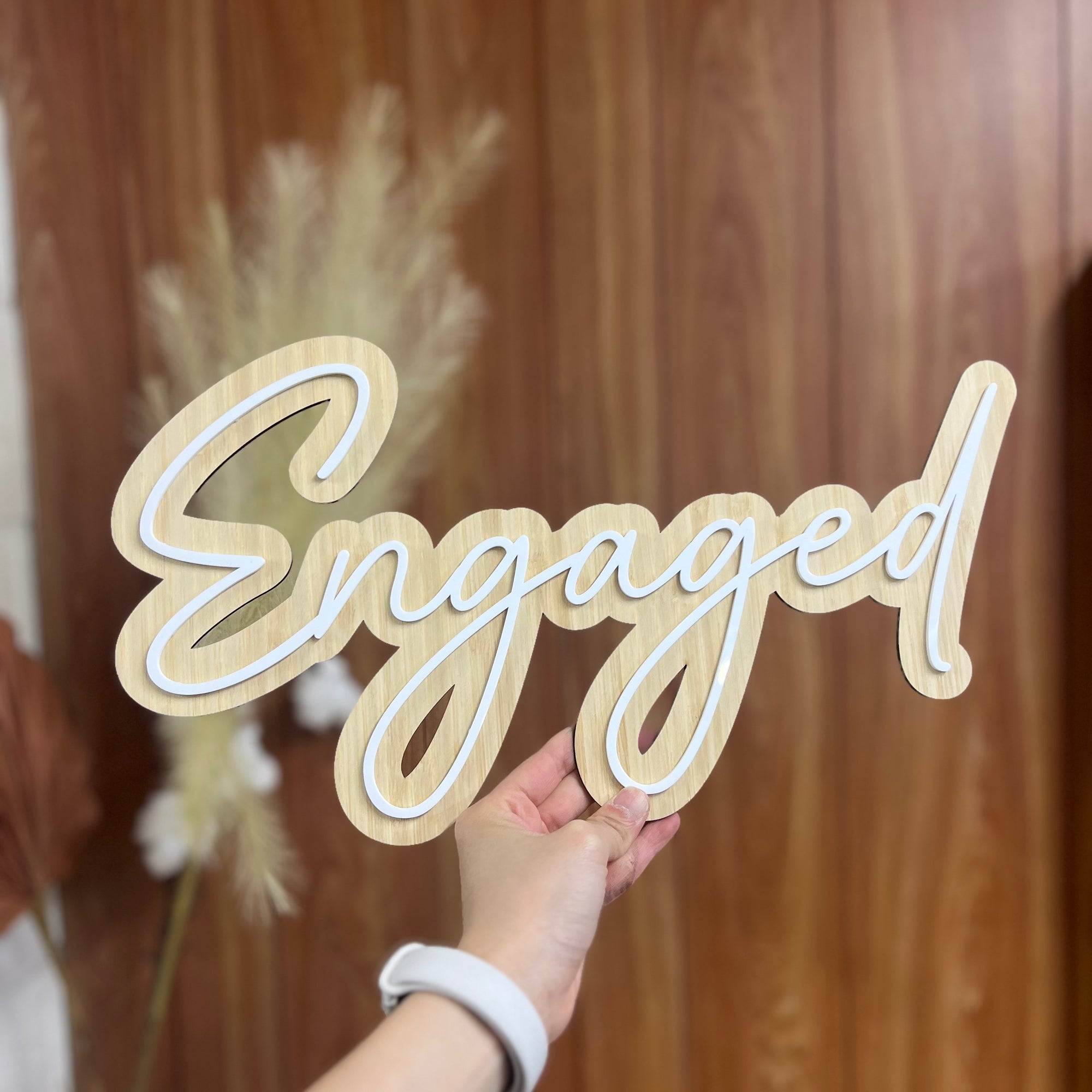 Custom Acrylic Mirror 3D Triple Layer Script Name Sign, Personalised Kid Nursery Wall Decor, First Birthday Shower, Baptism, Wedding Signage