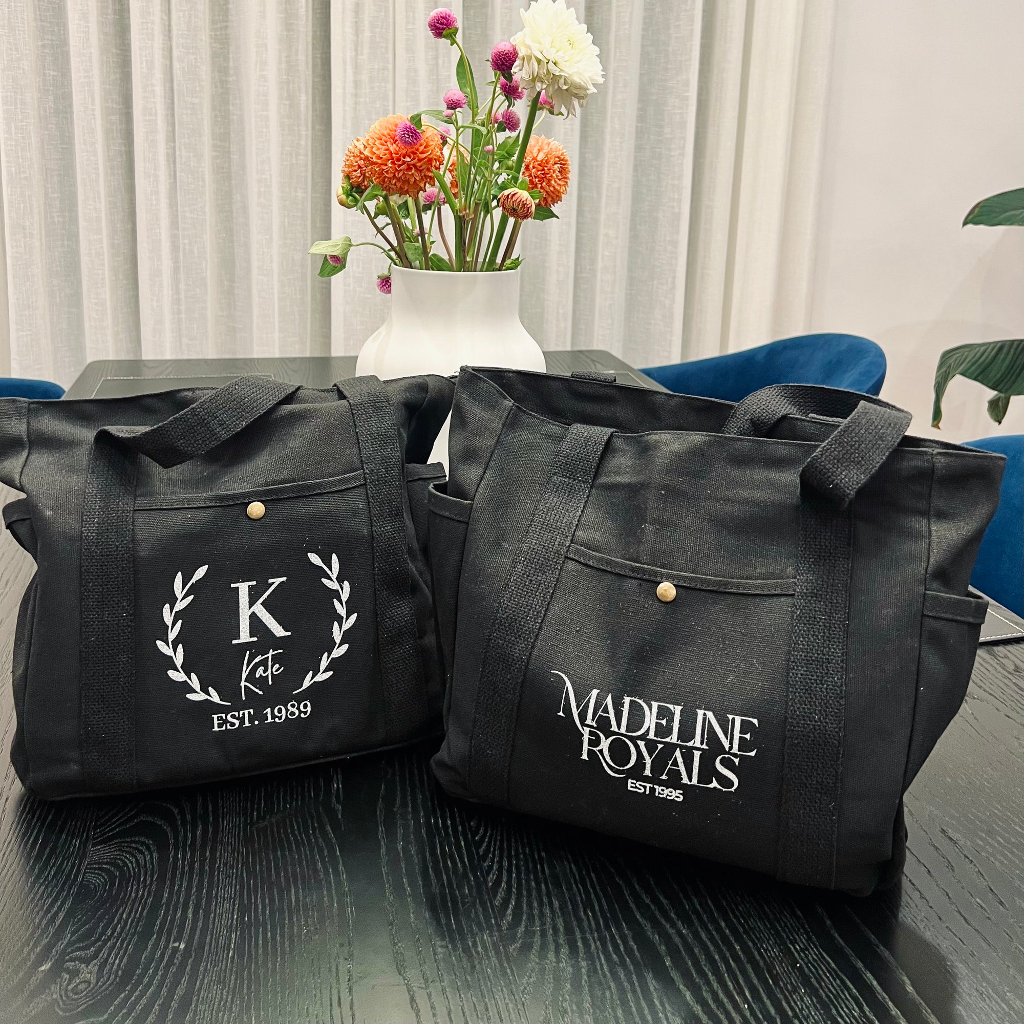 Personalised Carry Bag, Custom Print Eco Travel, Shopping, Work, School, Outdoor Daily Canvas Fashion Tote, Wedding Birthday, Corporate Gift