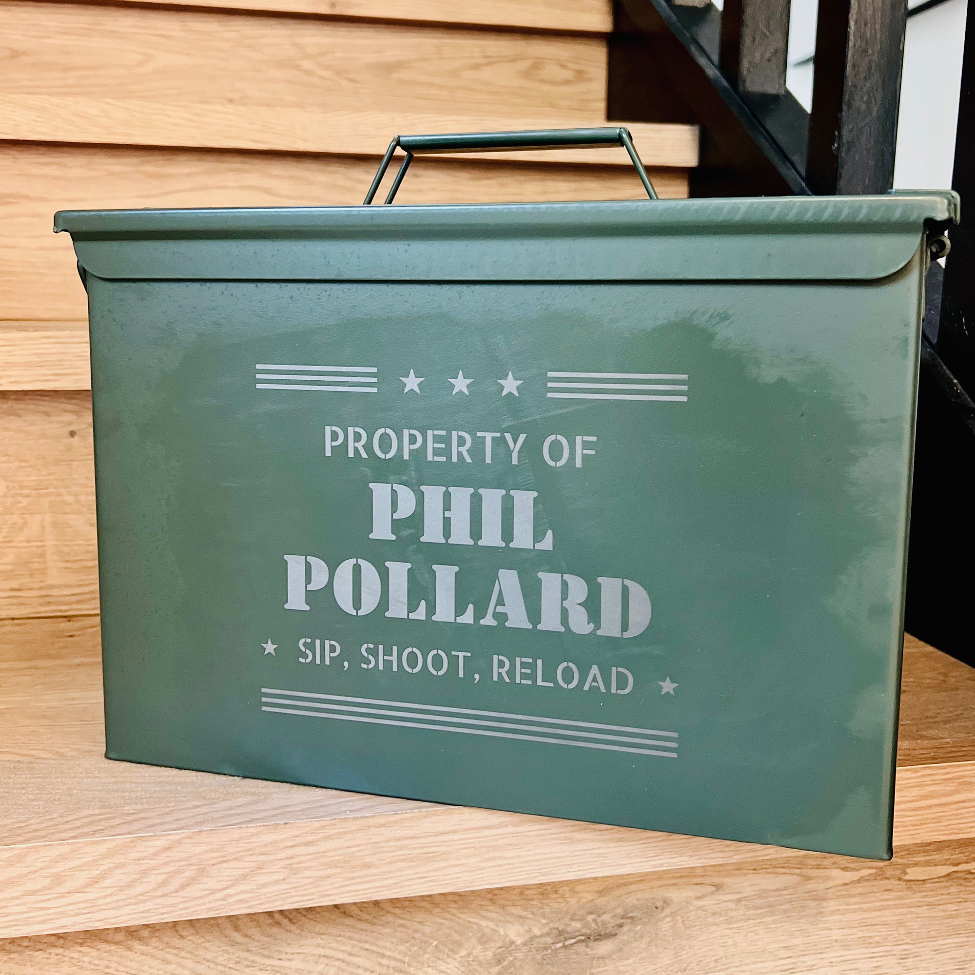 Personalised Military Ammo Can Storage Box