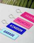 Personalised Acrylic Number Plate Keyring, Custom Print NSW, QLD, VIC, ACT Australia Licence Keychain, Car Model Name Tag, Men Birthday Gift