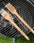 Personalised BBQ Grill Brush Scraper, Custom Engraved Barbecue Cleaning Tool, Kitchen Cooking Utensil, Housewarming, Father, Groomsman Gift