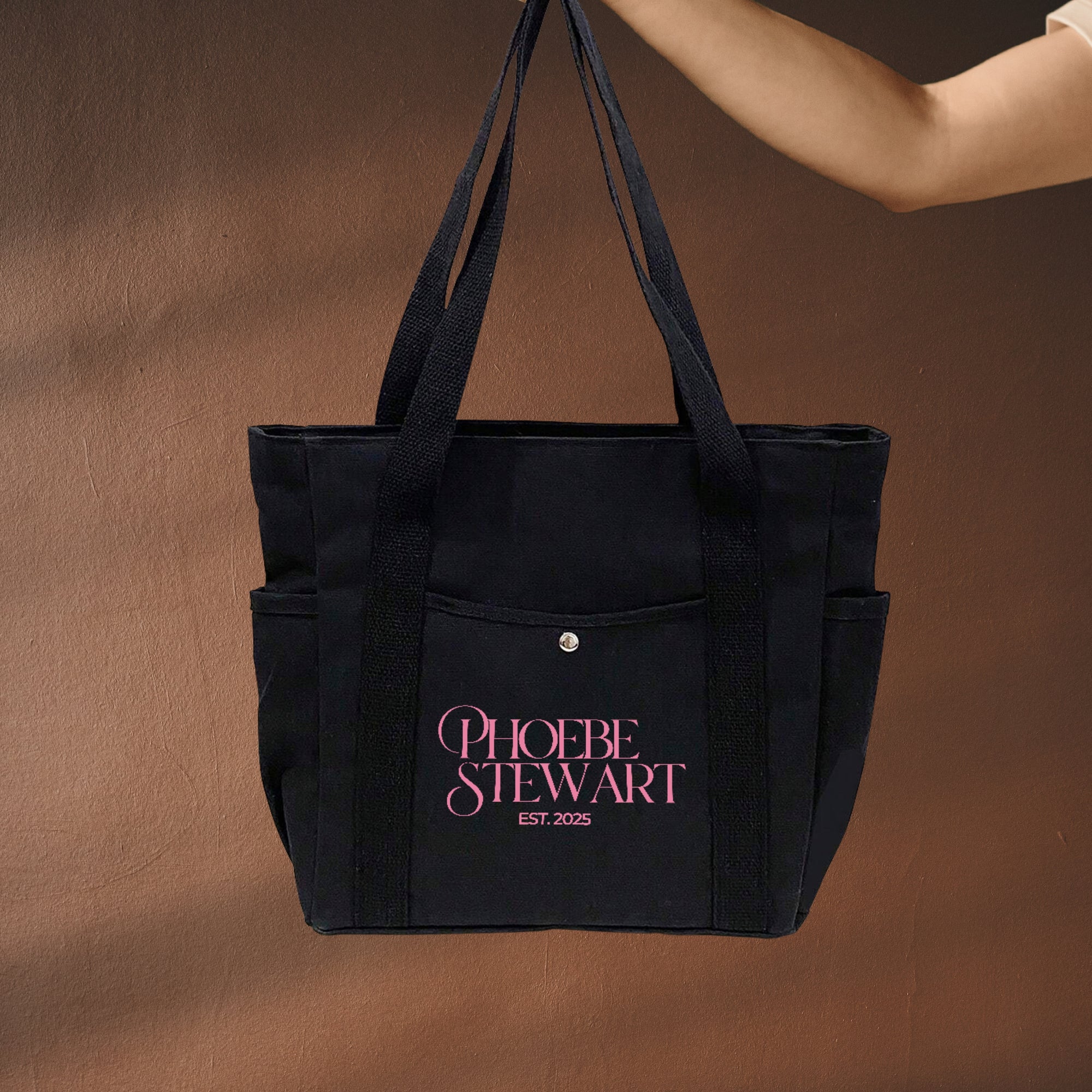 Personalised Carry Bag, Custom Print Eco Travel, Shopping, Work, School, Outdoor Daily Canvas Fashion Tote, Wedding Birthday, Corporate Gift