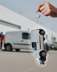 Personalised Car Photo Clear Acrylic Keychain, Custom Print Vehicle Logo Charm, Van/ Truck Key Ring, Birthday/ Housewarming/ Christmas Gift