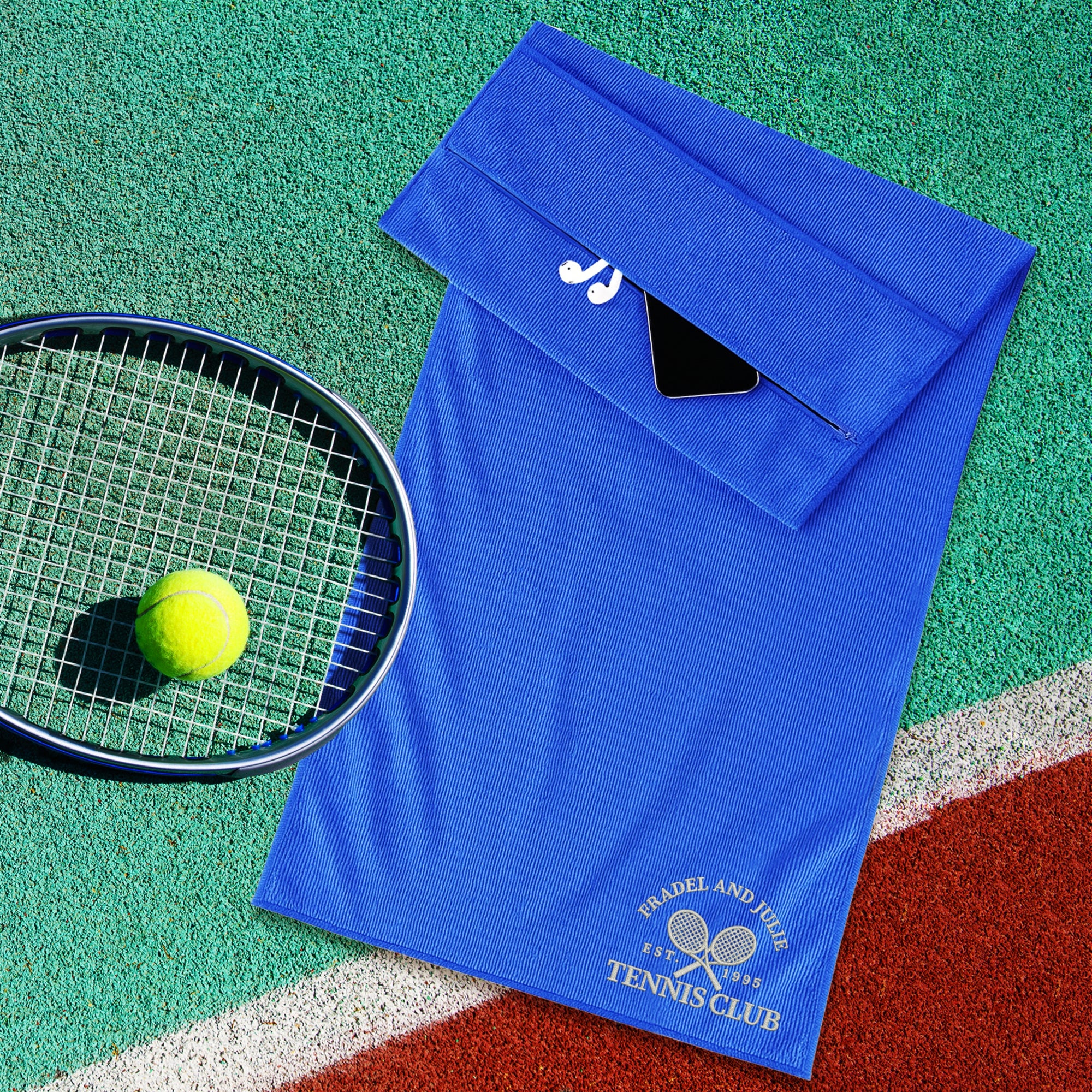 Personalised Embroidery Microfibre Quick Dry Gym Towel, Customised Name Logo Fitness, Yoga, Travel, Sport, Workout, Birthday, Corporate Gift