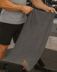 Personalised Embroidery Microfibre Quick Dry Gym Towel, Customised Name Logo Fitness, Yoga, Travel, Sport, Workout, Birthday, Corporate Gift