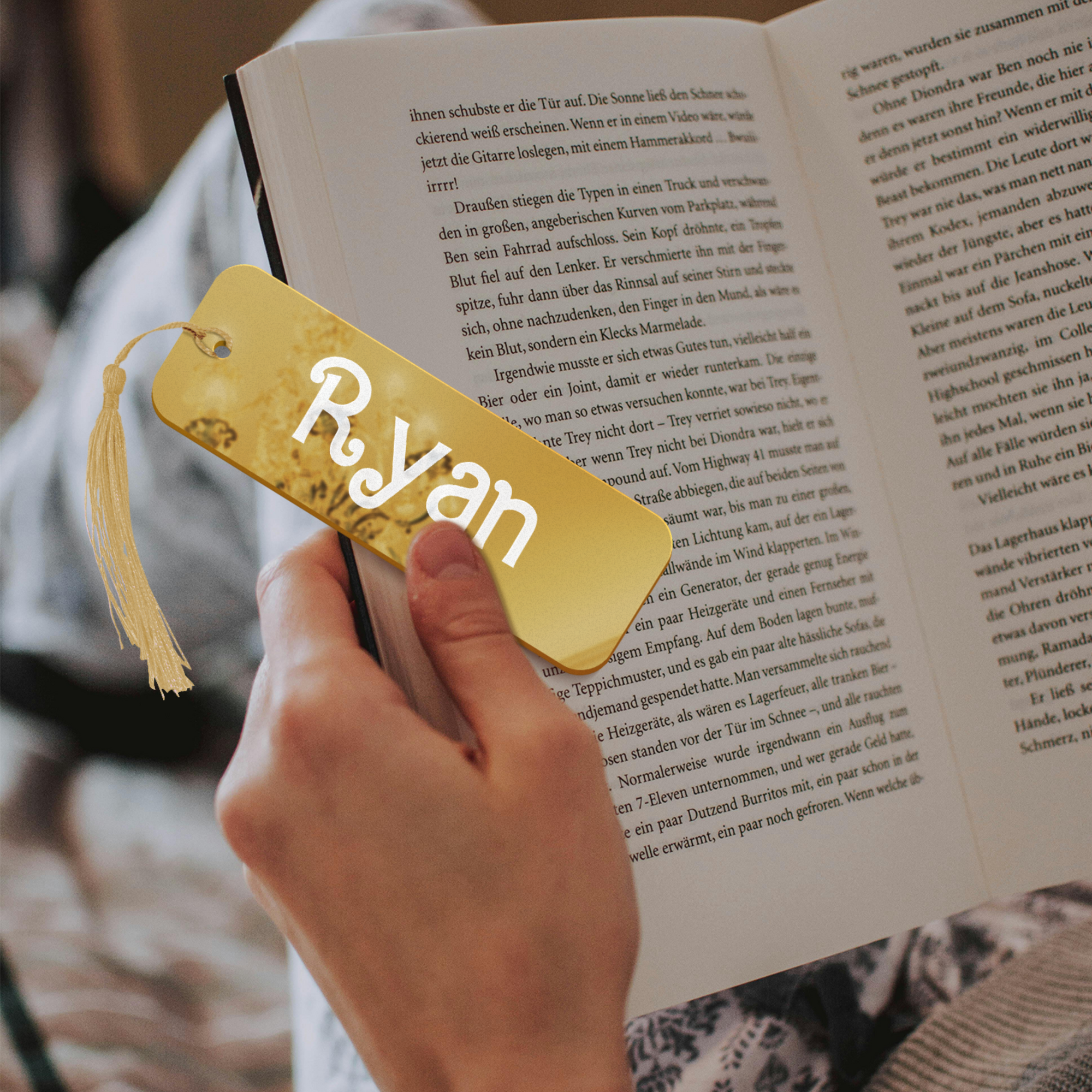 Personalised Mirror Acrylic Baby Bookmark & Tassel, Custom Print Logo Book Card, Reading Lover Name Tag Event Corporate Gift, Wedding Favour