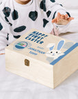Personalised Kid Easter Wooden Keepsake Box, Custom God Bless Memory Treasure Storage, New Born Baby Baptism Christening First Birthday Gift