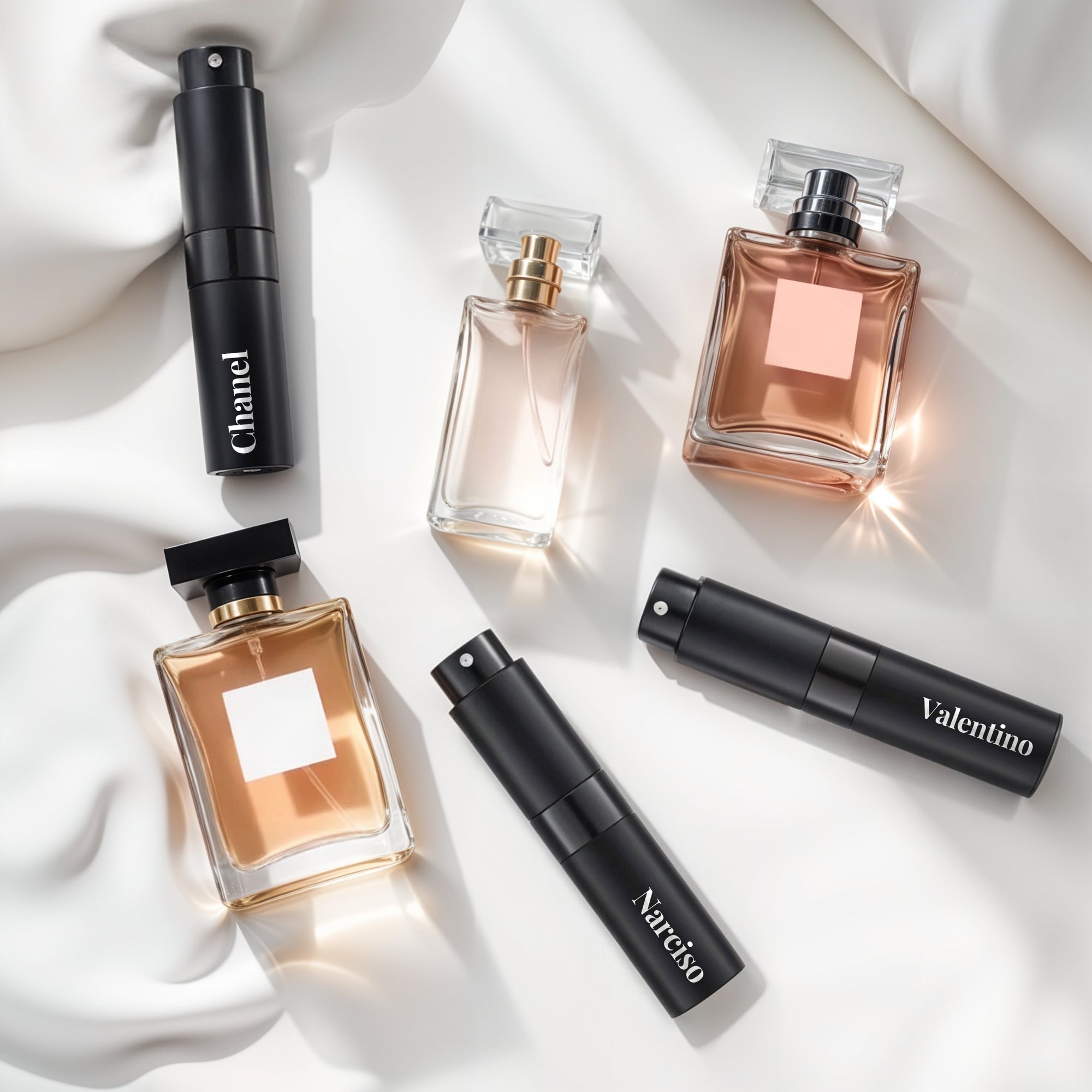 Personalised Perfume Atomiser – Refillable, Portable Mist Scent Spray Bottle, Bridesmaid, Groomsman Gift, Travel Destination Wedding Favours