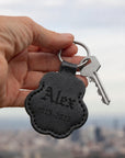 Personalised Pet Fur Holder, Custom Engraved Dog Hair Memorial Keychain, Paw Collar Tag Key Ring Cat Lover Gift Sympathy Loss Keepsake Charm