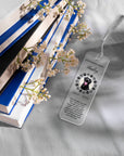 Personalised Photo & Name Acrylic Memorial Bookmark & Tassel, Custom Print Book Card, In Loving Memory Reading Tag, Book Lover Sympathy Gift