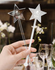 Personalised Star Mirror Acrylic Drink Stirrers, Custom Etched Business Logo Coffee/ Cocktail Stir Sticks Wedding Favours Gift Party Decors