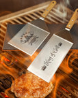 Personalised Steel Spatula /Turner/ Scraper, Custom Engraved Barbecue Grill Tool/ Multi Kitchen Utensil, Mom Housewarming, Father's Day Gift