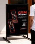 T-Frame Sign & Custom Print Corflute Insert, Poster Footpath Sign, Real Estate, Outdoor Sidewalk Advertising Board, Cafe, Business Signage