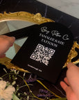 Personalised Acrylic Arch QR Code Scan To Pay Business Sign, Custom UV Print Mirror Spa, Beauty Salon, Cafe Retail Reception Display Signage