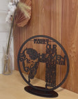 Custom Wooden/ Acrylic Our Father Lords Cross Jesus Chris Table Sign, Lord Prayer Signage Plaque, Housewarming, Easter, Christenings, New Born Gift