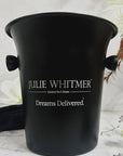 Personalised Matt Black Champagne Ice Bucket, Custom Engraved Wine/ Beverage Tub, Housewarming, Wedding, Engagement, Christmas Barware Gift