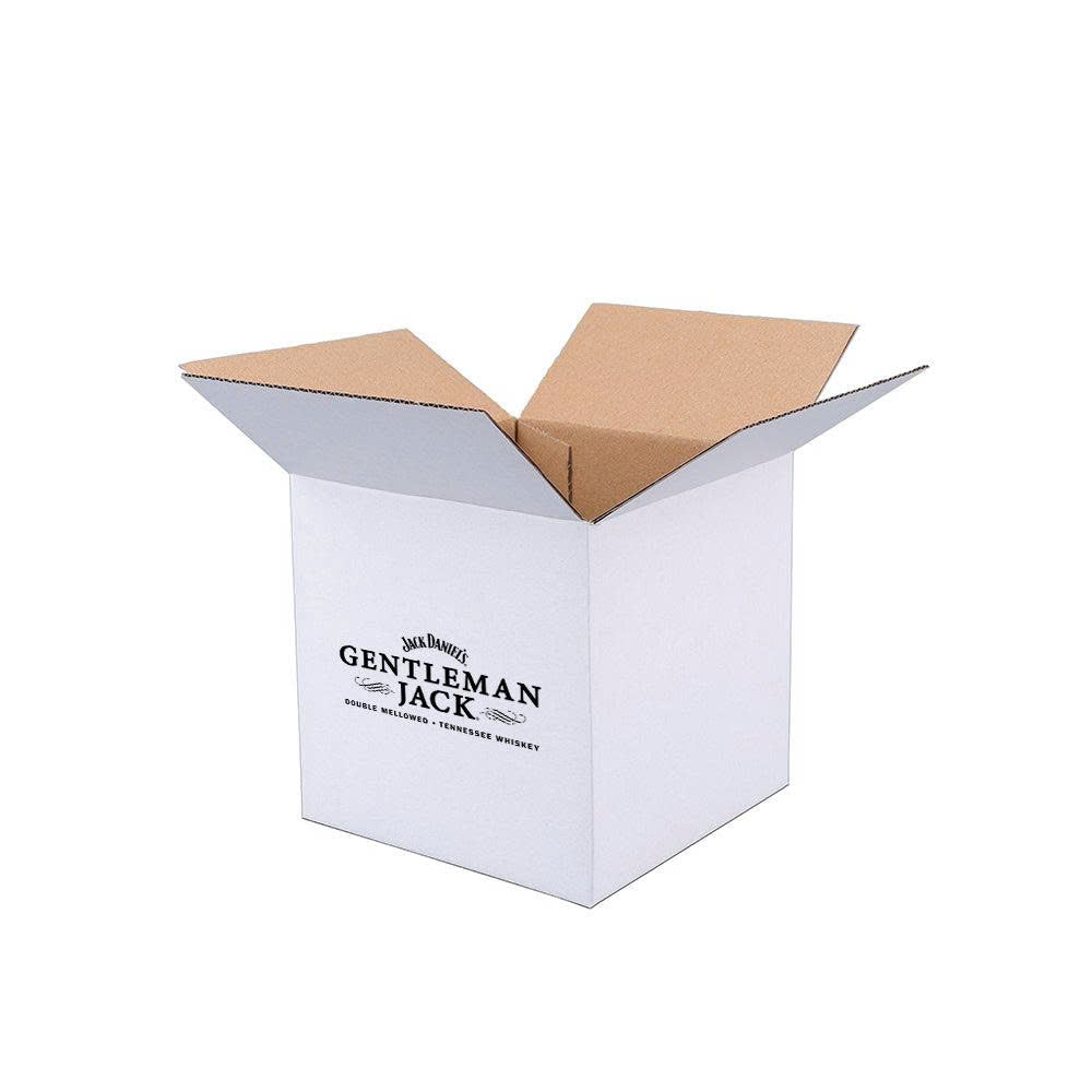 Personalised Initials Engraving Whiskey Glass with printed box