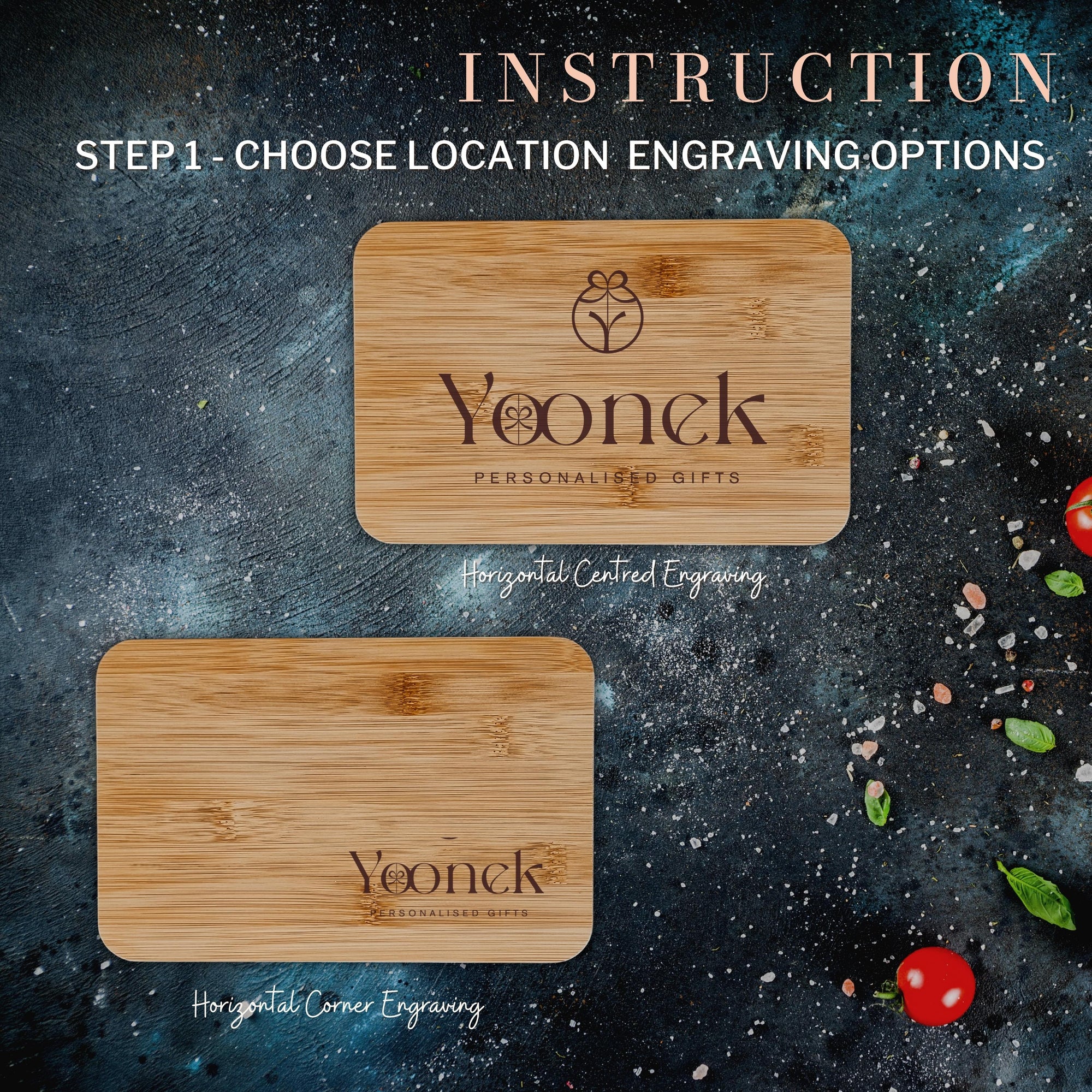 Personalised Mini Bamboo Wooden Cheese, Cake, Sandwich Serving Tray / Chopping Board , Engraved Monogram Wedding/ Anniversary Housewarming Decor Gift