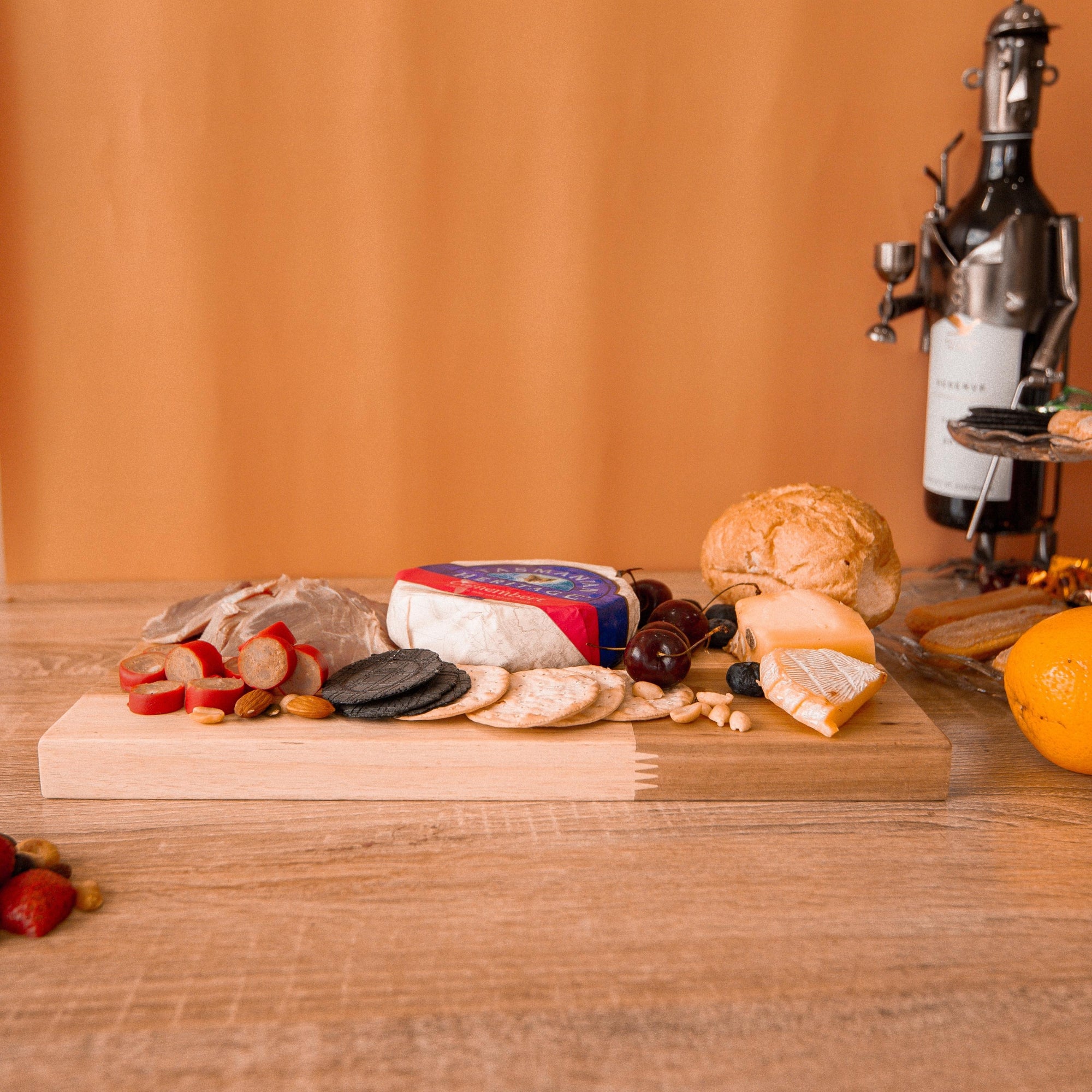 Personalised Solid Acacia Wood Charcuterie Chopping/ Cutting Board, Engraved Custom Cheese, Food Serving Tray Anniversary/ Housewarming Gift