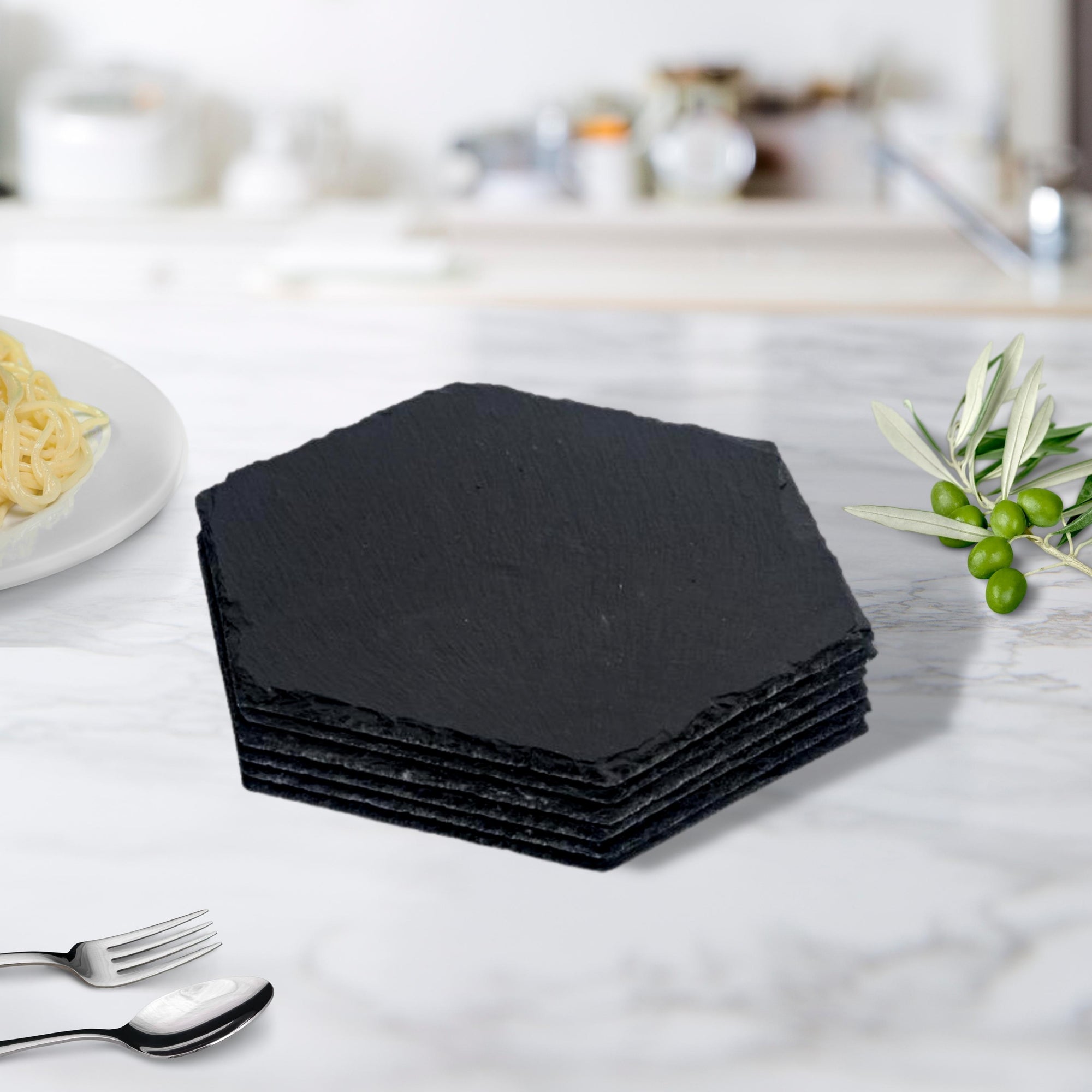 Personalised Hexagon Slate Serving Cheese Board, Custom Engraved Charcuterie Platter, Wedding, Anniversary, Corporate, Housewarming Gift