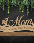 Custom Wooden/ Acrylic No. One Mom/ Grandma Sign, Happy Mother's Day,
