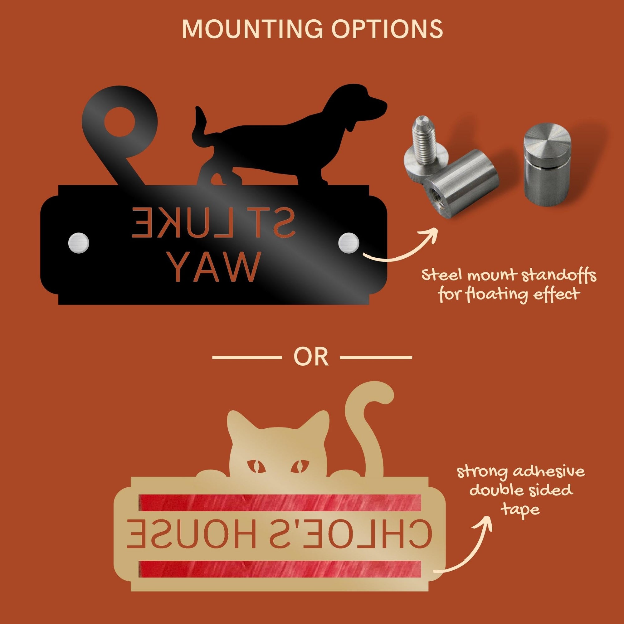 Custom Made Floating Modern Acrylic Pet House Number, Palm Coastal Street Name Home Address, Mailbox/ Letterbox/ Room/ Door Sign, Dog/ Cat Plaque, Personalised Wall Plate, Business Logo Signage for Office, Company, Apartment, Hotel/ House Warming's Gift