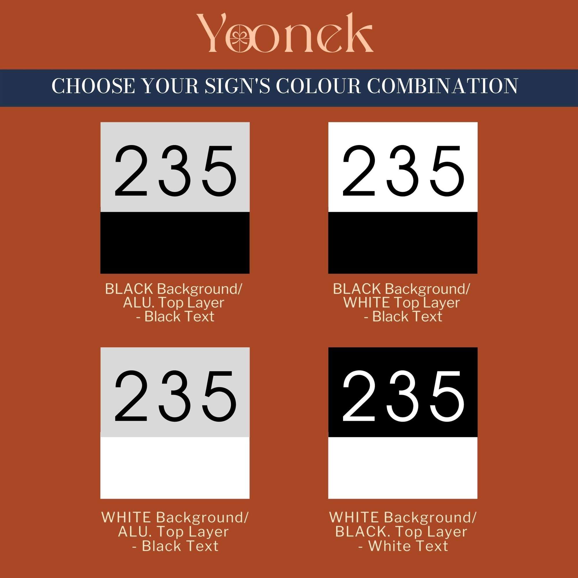 Custom Engraving Double Layers Modern Acrylic House Number, Aluminium Street Name Home Address, Landscape Mailbox/ Letterbox/ Room Sign, Door Plaque, Personalised Wall Plate, Business Logo Signage for Office, Company, Apartment, Hotel, / House Warming's Gift