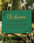Personalised Raised 3D Letter MDF Wooden Welcome Wedding/ Event Signage