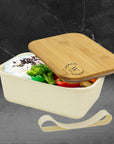 Custom Engraved Bamboo Lid Bento Lunch Box, Personalised Mother/ Father Day's Present, Kid Meal Container, Corporate Gift