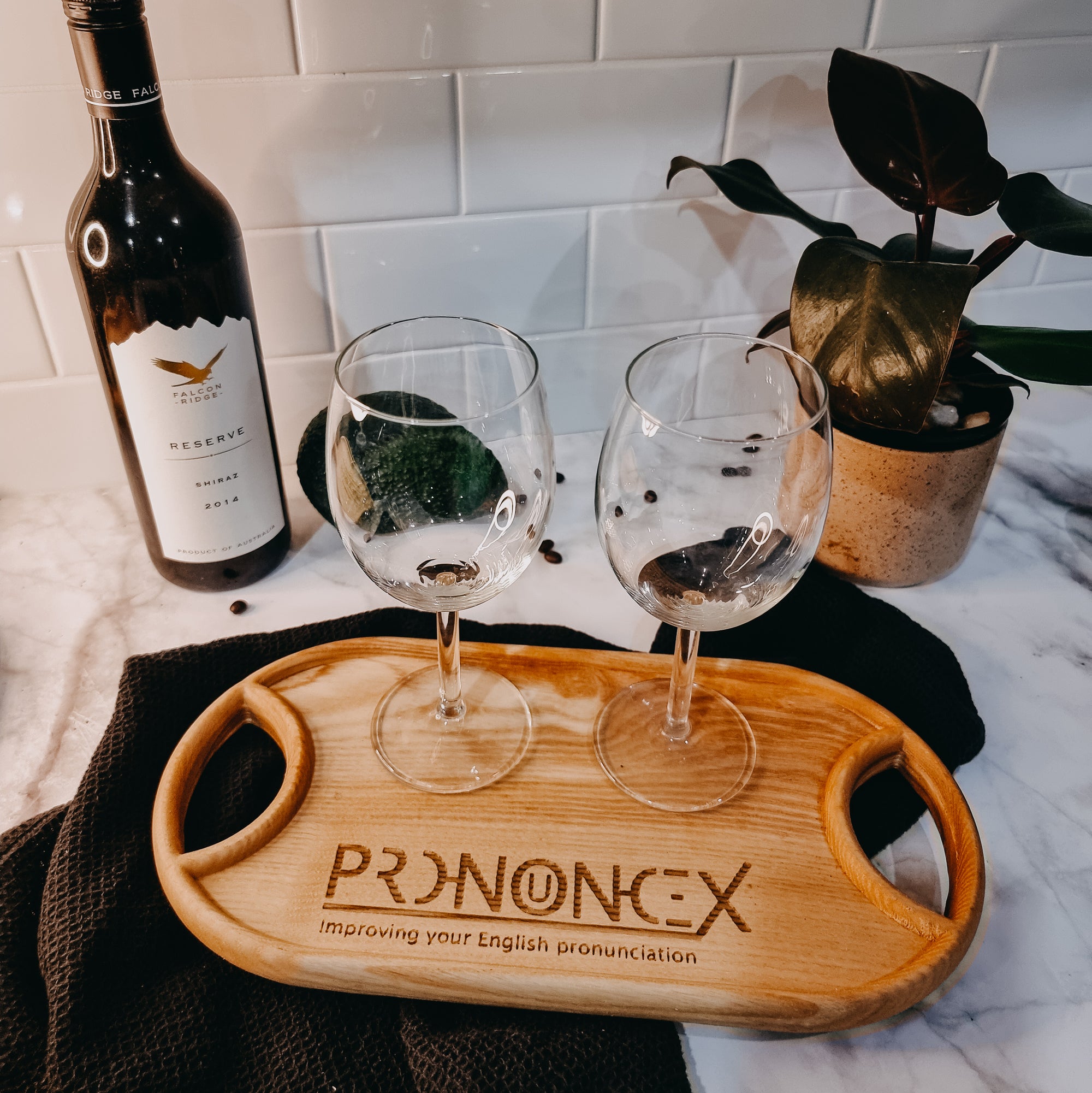 Personalised Ash Wood Jewellery/ Tech Office Serving Catchall Tray, Custom Engraved Timber Organiser, Birthday Housewarming Gift for Her Him