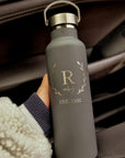 Personalised Engraved Stainless Steel Insulated Water Bottle, Laser Cut Custom Logo, Travel Thermal Drink, Corporate Birthday Teacher Gift
