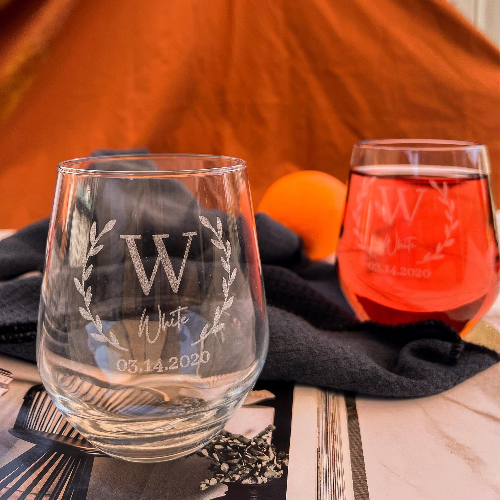 Personalised 450ml Glasses, Laser Engraved Cocktail Soft Drink/ Wine Whiskey Glass, Corporate Housewarming Wedding Bridesmaid Groomsmen Gift