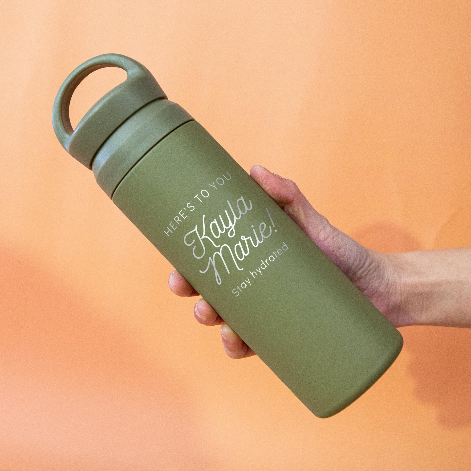 Personalised Engraved Stainless Steel Insulated Water Bottle, Laser Custom Logo,  Eco Friendly Coffee Tea Cup, Travel Thermal Drink, Corporate Birthday Teacher Gift, Insulation Portable Vacuum Flasks & Thermoses