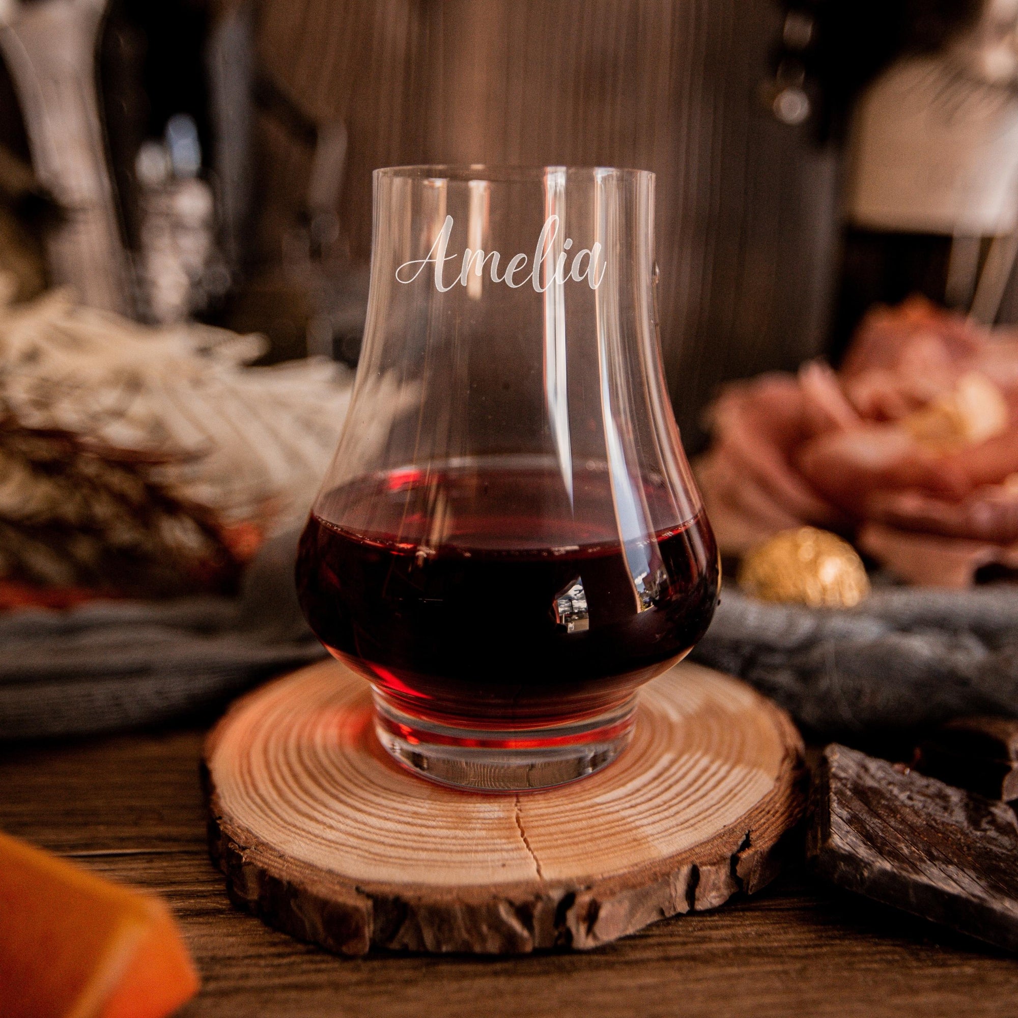 Engraved 260ml Whiskey Europe Crystal Glass, Personalised Custom Monogram Tumbler, Housewarming/ Groomsmen Wedding Favours/ Christmas Gift