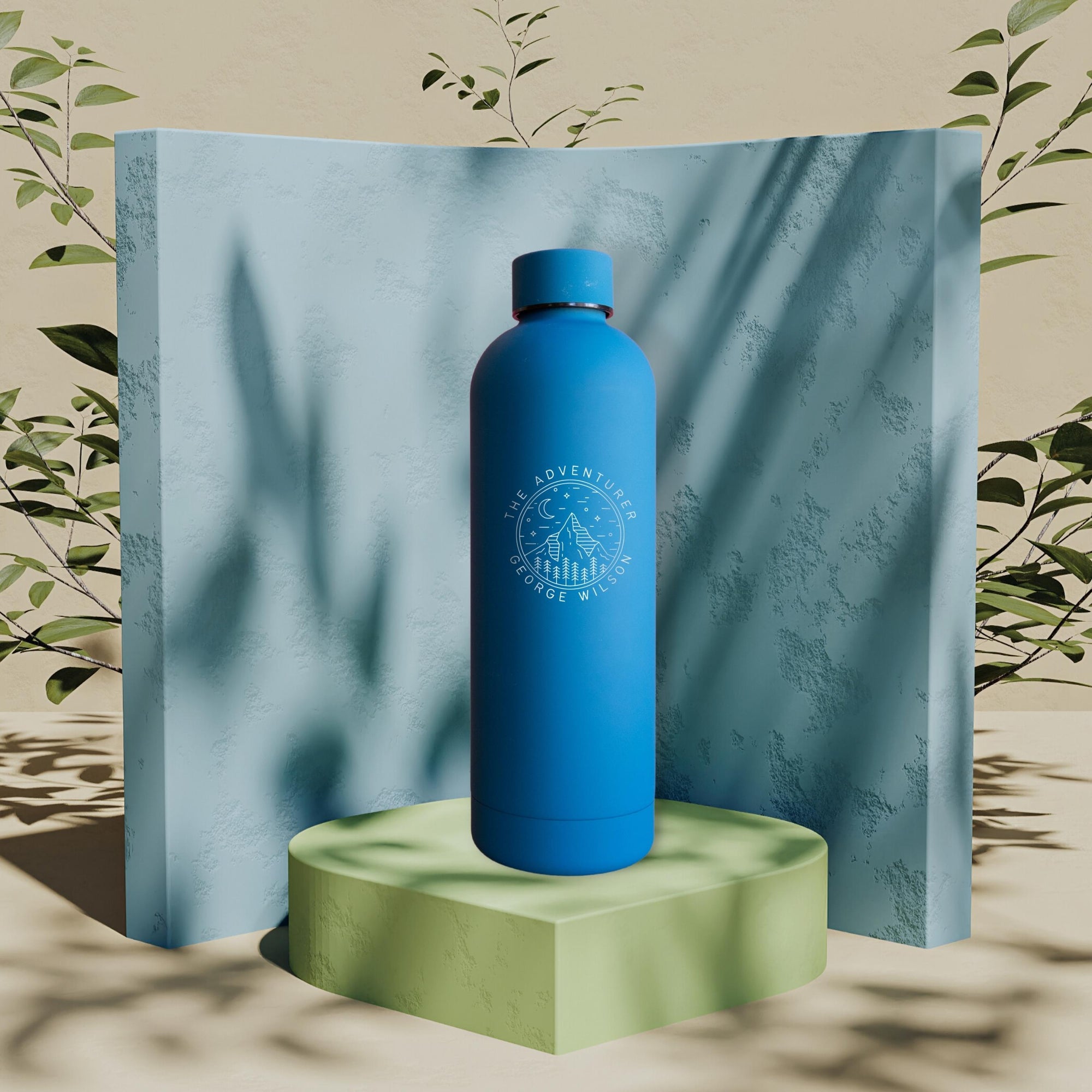 Personalised Stainless Steel Insulated Water Bottle, Laser Engraved Custom Logo, Travel Thermal Drink, Corporate Teacher Birthday Promotion Gift